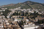 Вид на Гранаду из Альгамбры